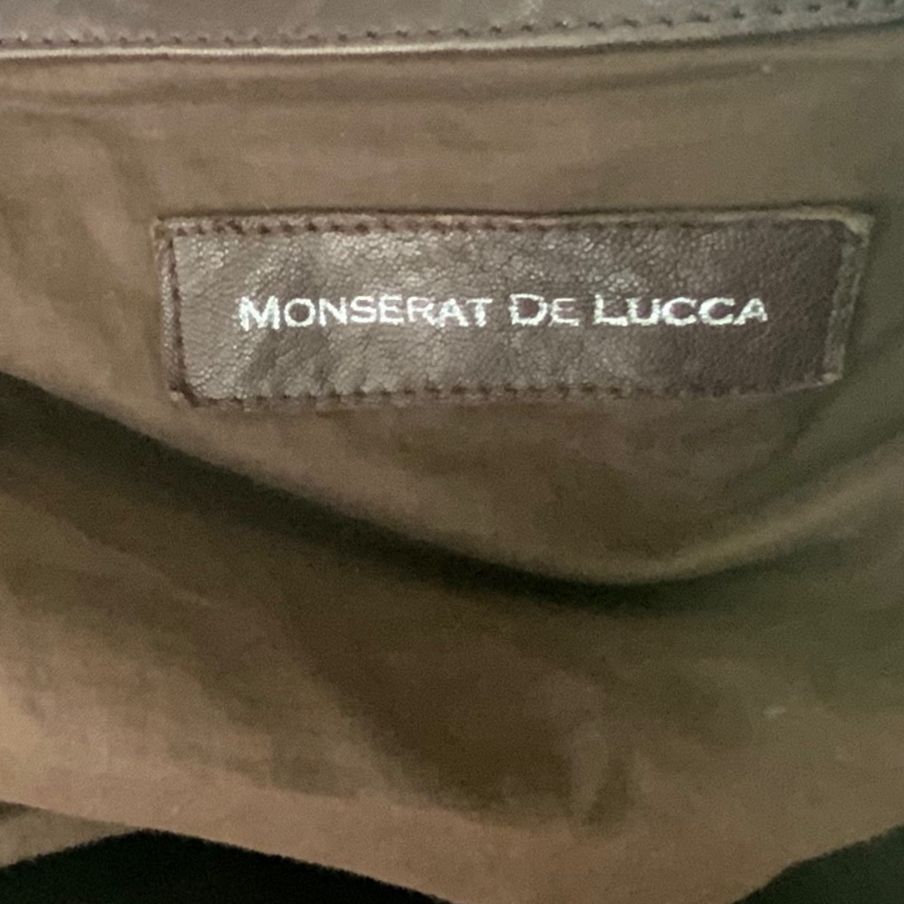 MONSERAT De LUCCA chocolate brown hobo bag - Picture 6 of 7